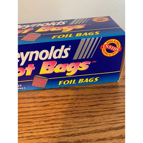 Reynolds Hot Bags New Large Heavy Duty 3 Open Box Discontinued Cooking Foil - Picture 3 of 6